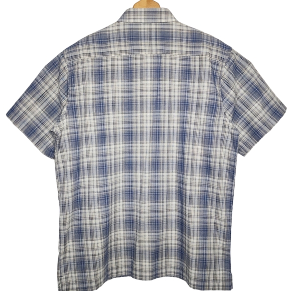 DICKIES Button Down Plaid Shirt - Men's Large - Picture 2 of 7